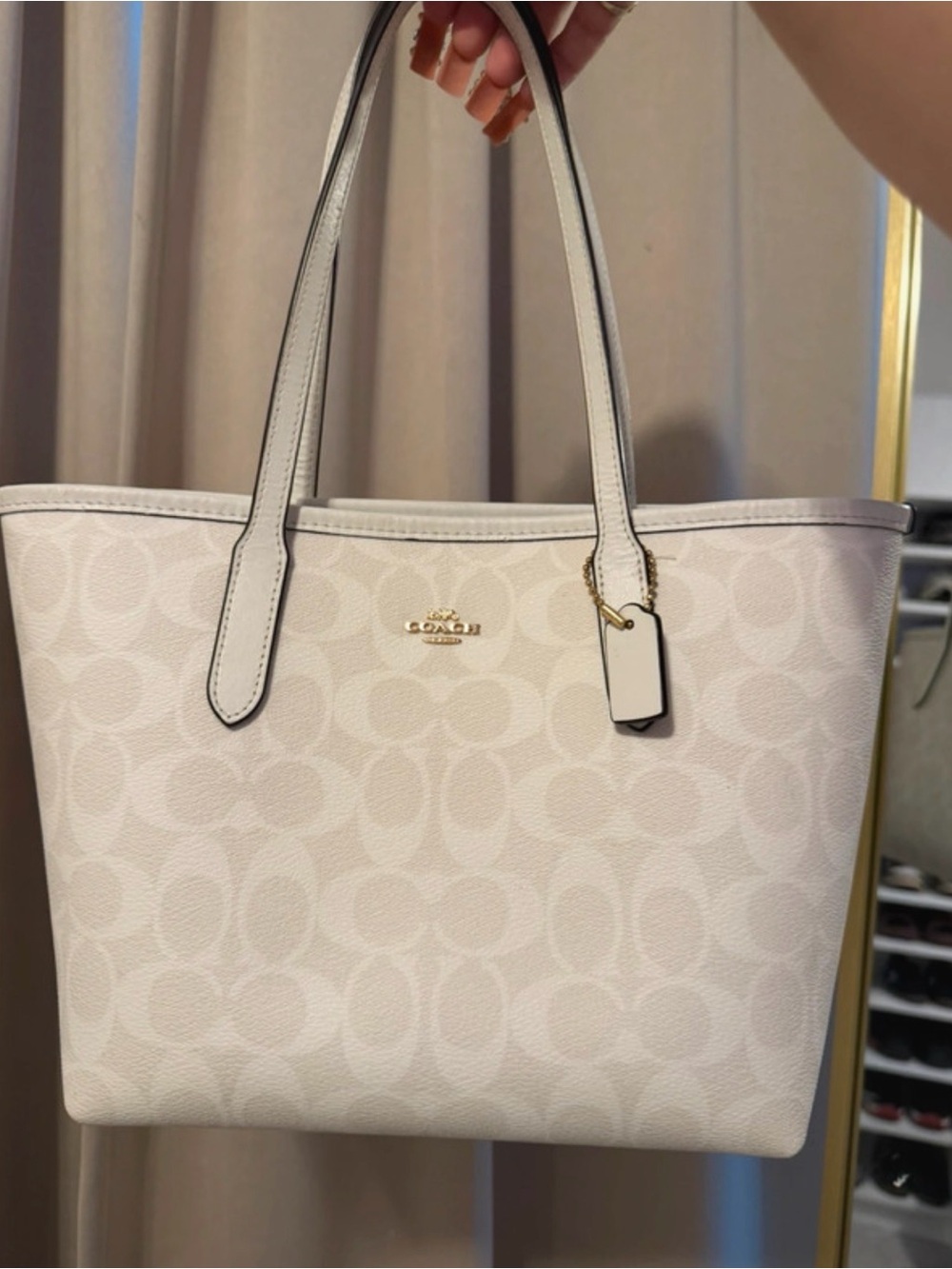 Rare discontinued Coach small city tote